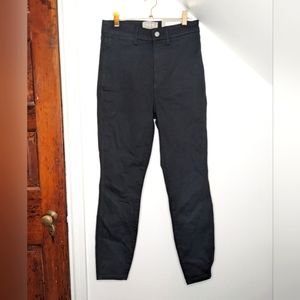 EVERLANE The Authentic Stretch High Rise Skinny Jean Black NEW Size 26 Regular